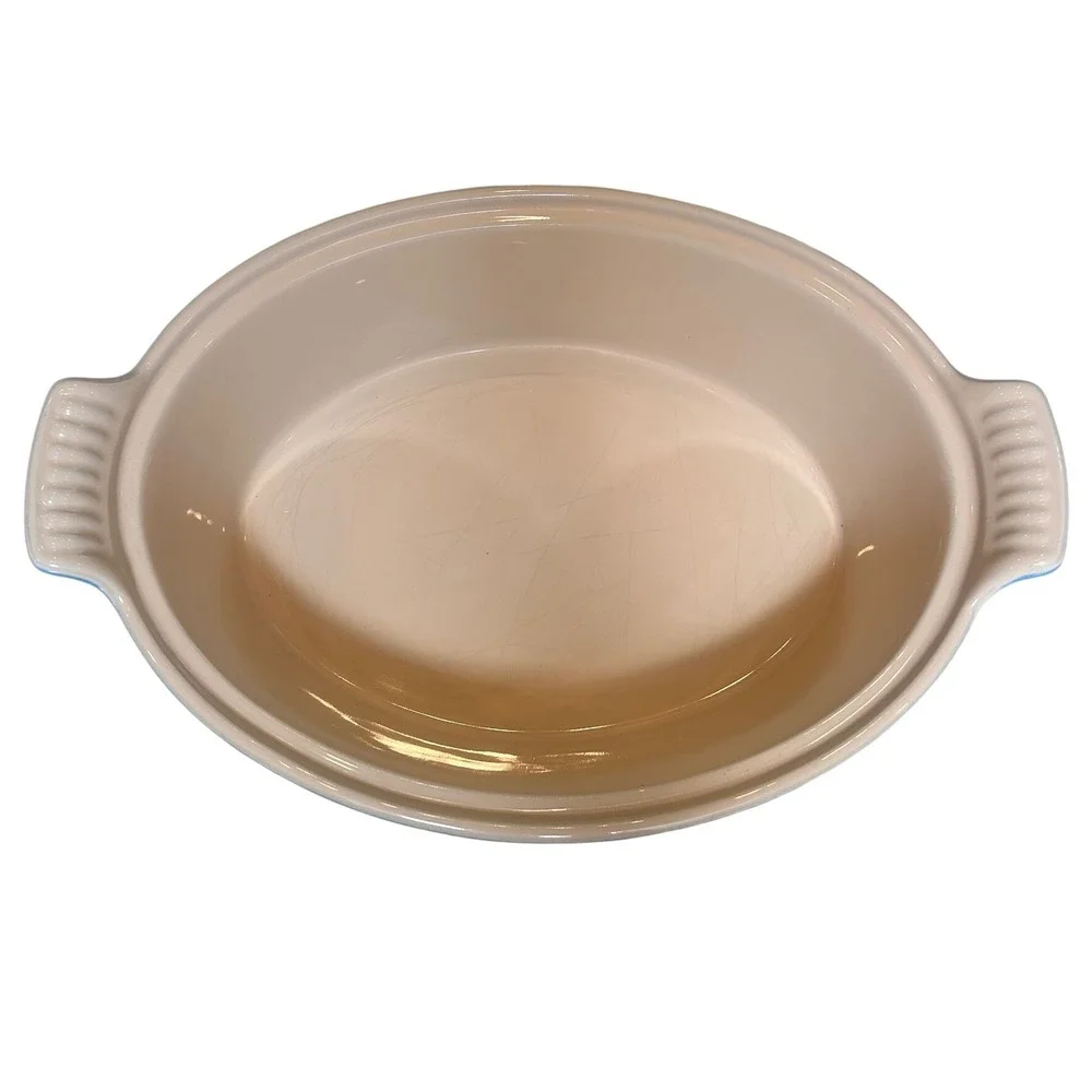 Le Creuset Blue Marseille Stoneware Oval Au Gratin Baking Dish 13-28 1.1L